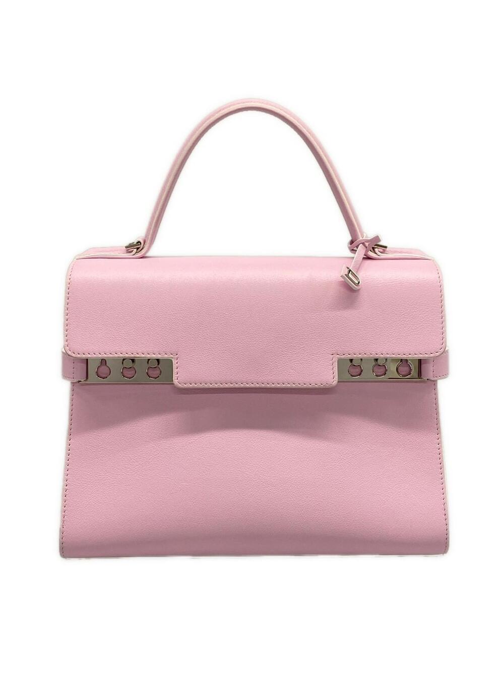 Delvaux Tampate Mm Pink Leather Handbag #363388D17B